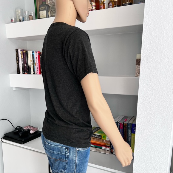 Next Level Apparel Dark Gray Tinder T-Shirt Unisex Tee Size M Medium - Picture 3 of 6